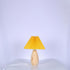 Contemporary Retro Pleated Fabric Solid Wood Base 1-Light Table Lamp For Bedroom