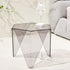 Modern Minimalist Hexagonal Acrylic Coffee Table Three Legs For Living Room