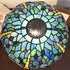 Traditional Tiffany Vintage Dragonfly Stained Glass 1-Light Table Lamp For Study