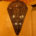 Traditional Vintage Hollow Carved Flower Cone Iron 10-Light Chandelier For Dining Room