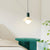 Contemporary Simplicity Macaron Iron Geometric Cone Shape 1-Light Pendant Light For Living Room