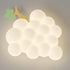 Contemporary Creative Kids Grape Iron Plastic LED Flush Mount Ceiling Light For Bedroom