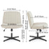 Modern Minimalist Shell Square Fabric Plastic Iron Desk Chair For Home Office