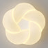 Modern Minimalist PE Cookie Cloud Shape Iron LED Flush Mount Ceiling Light For Bedroom