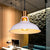 Contemporary Industrial Round Pot Lid Iron 1-Light Pendant Light For Living Room