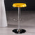 Contemporary Creative Beer Bottle Cap Design Plastic Swivel Bar Stool Height Adjustable Footrest For Dining Room