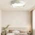 Contemporary Creative Iron Acrylic Wavy Edge LED Flush Mount Ceiling Light For Living Room