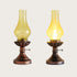 Traditional Vintage Candelabra Iron Glass 1-Light Table Lamp For Bedroom