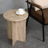 Modern Minimalist Round Cross Stone Coffee Table For Living Room