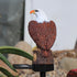 Modern Art Deco Waterproof Solar Resin Plastic Eagle LED Landscape Lighting Outdoor Light For Garden