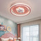 Contemporary Creative Childlike Spaceman Rabbit Design LED Kids Flush Mount Ceiling Light For Bedroom