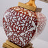 Traditional Vintage Vase Shaped Ceramic Fabric 1-Light Table Lamp For Bedroom