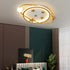 Contemporary Nordic Geometric Starry Hanging Acrylic Round LED Flush Mount Ceiling Light For Bedroom