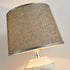 Contemporary Vintage Cylinder Vase Base Ceramic Fabric 1-Light Table Lamp For Bedroom