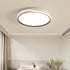 Modern Minimalist Geometric Square Iron Acrylic LED Flush Mount Ceiling Light For Bedroom