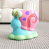 Contemporary Creative Cartoon Snail Design Resin Low Stool For Living Room