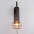 Traditional Vintage Iron Cage Pulley Liftable 1-Light Wall Sconce Lamp For Dining Room