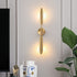 Contemporary Luxury Iron Double Rod 1/2-Light Wall Sconce Lamp For Living Room