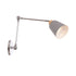 Modern Minimalist Retractable Cylinder Iron Zinc Wood 1-Light Wall Sconce Lamp For Bedroom