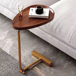 Contemporary Simplicity Water Drop Shape Iron Frame End Table For Living Room