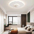 Contemporary Scandinavian Shell Iron Resin LED Flush Mount Ceiling Light For Living Room