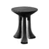 Traditional Japanese Round Plastic Side Table 1-Tier For Living Room
