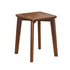 Traditional Chinese Solid Wood Square Stackable Low Stool Backless For Living Room