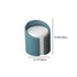 Modern Minimalist Leather Wood Sponge Round Cylinder Vanity Stool Backrest For Bedroom