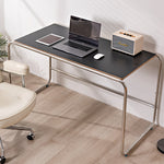 Modern Minimalist Rectangular MDF Stainless Steel Desks For Home Office