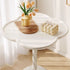 Modern Minimalist Square Round Base PP End Table For Living Room