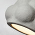 Traditional Japanese Imitation Water Drop Bubble Shape Micro-cement 1-Light Pendant Light For Living Room