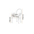 Contemporary Retro Rubber Wood Fabric Sponge Square Elliptical Bird Deer Dining Chair Backrest Armrest For Dining Room