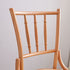 Traditional Vintage Round Cylinder Solid Wood Rattan Dining Chair Backrest For Living Room