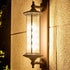 Contemporary Retro Waterproof Aluminum Glass Cylinder 1-Light Wall Sconce Lamp For Garden