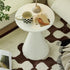 Modern Minimalist Round Hourglass Shape Iron Coffee Table For Living Room