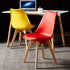 Modern Minimalist Tulip Shape PP Wood Chair Backrest For Living Room