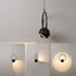 Contemporary Nordic Aluminum Circle Ring Liftable LED Pendant Light For Bedroom