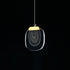 Contemporary Scandinavian Aluminum Crystal Round LED Chandelier For Living Room