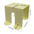 Modern Minimalist Square Table Top Cold Rolled Plate Side Table 4-Leg For Living Room