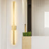 Modern Minimalist Long Strip Iron Acrylic LED Wall Sconce Lamp For Living Room