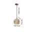 Contemporary Industrial Round Snail Shell Shape Cement 1-Light Pendant Light For Living Room