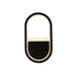 Modern Minimalist Iron Silicone Elliptical Circular Arc LED Wall Sconce Lamp For Bedroom