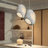 Traditional Japanese Iron Polystyrene Skeletonized Geometry 1-Light Pendant Light For Dining Room