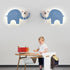 Contemporary Creative Cartoon Little Elephant Tree Acrylic Hardware LED Kids Wall Sconce Lamp For Bedroom