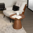 Modern Minimalist Round Wood Coffee Table For Living Room