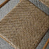 Traditional Farmhouse Weaving Rattan Square Dining Chair Backrest Armrest For Living Room