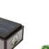 Modern Minimalist Solar Waterproof Square Aluminum Glass LED Post Head Light For Garden