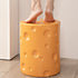 Contemporary Creative Kids Round Cylinder Cheese Resin Side Table For Bedroom