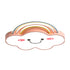 Contemporary Creative Rainbow Cloud Acrylic Shade LED Flush Mount Ceiling Light For Bedroom