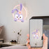 Contemporary Creative Kids Iron Aluminum Acrylic Circle StellaLou Rabbit LED Pendant Light For Bedroom